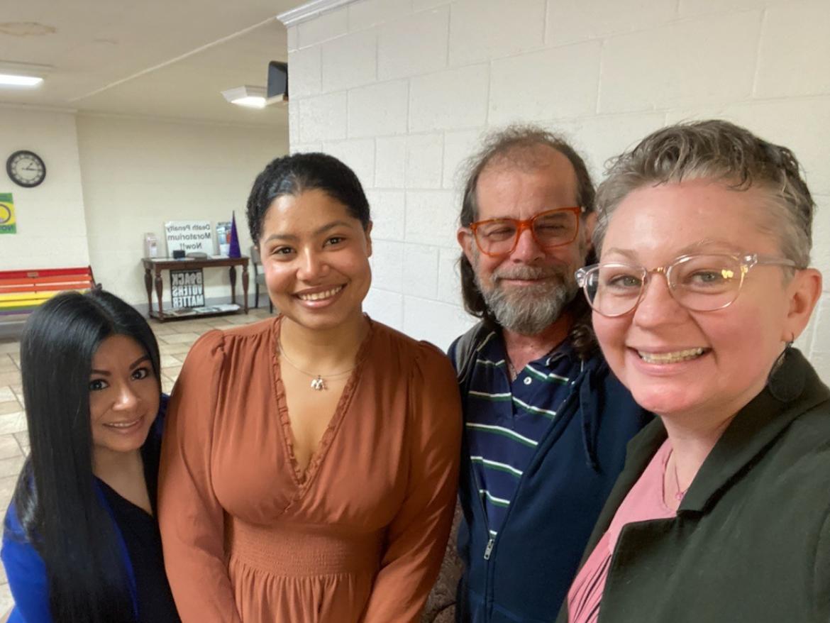 Jessica, Mwan, Pastor Scott Spencer of Mosaic Community Church, and Rev Kayla Bonewell of Church of the Open Arms spoke about their faith communities’ efforts to support 2SLGBTQ+ youth facing homelessness and harm.
