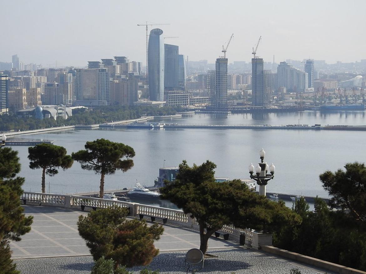 Baku, Azerbaijan skyline