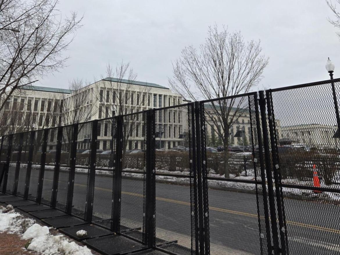 Security Fencing in Washington DC by Capitol