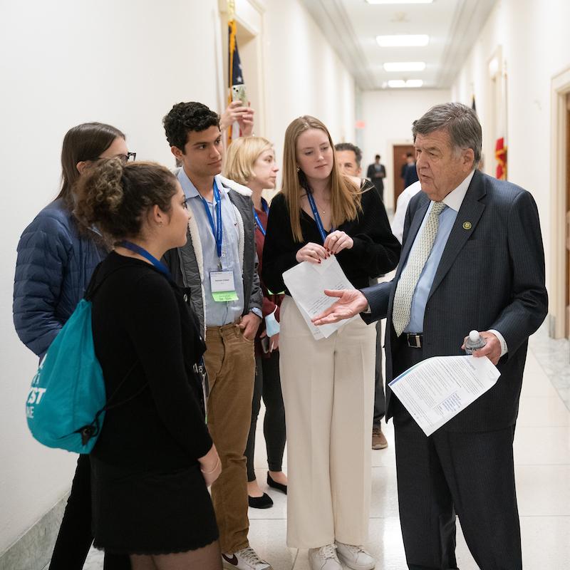 Group of young advocates lobby Rep. Dutch Ruppersberger (MD-02)